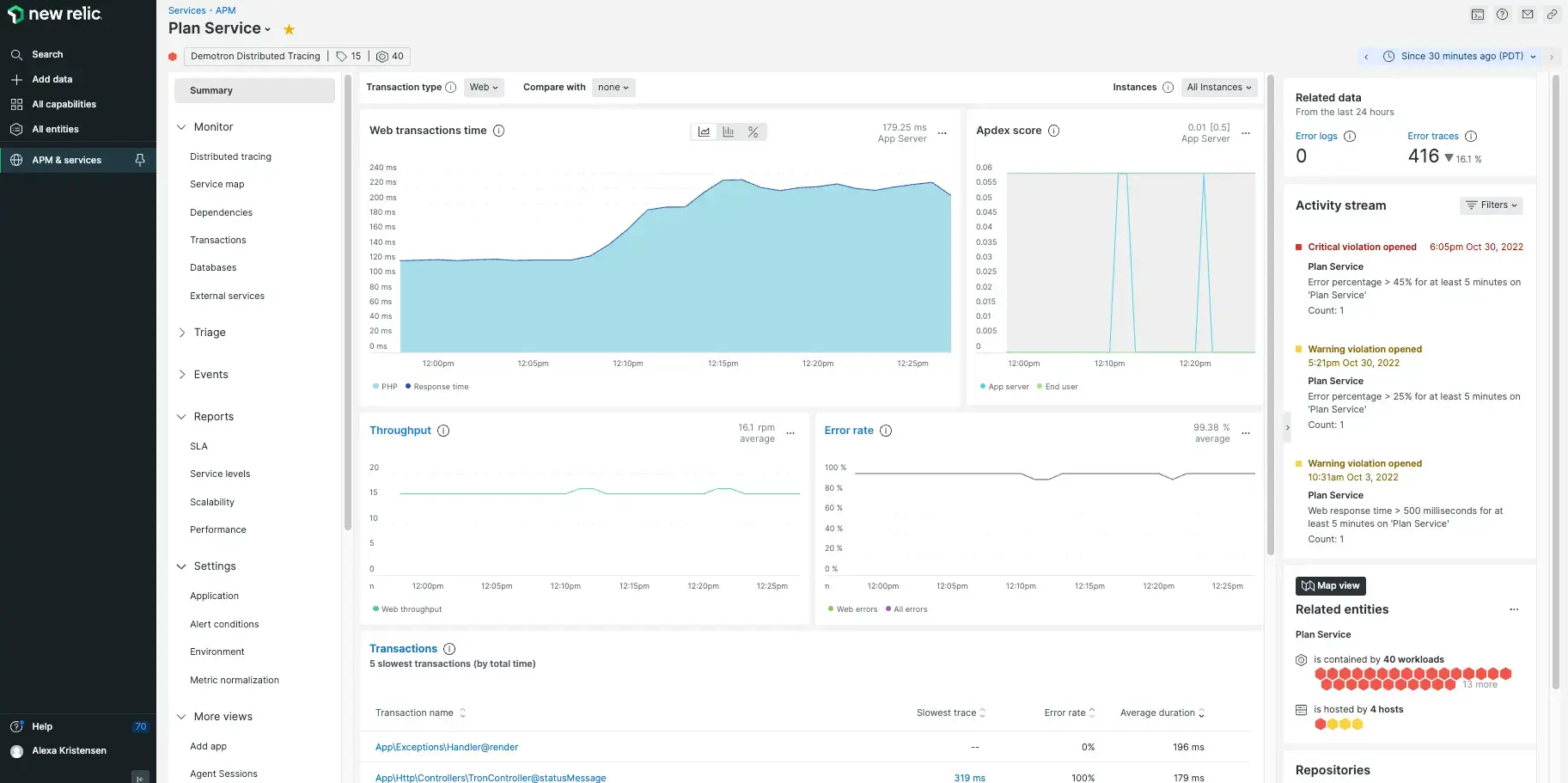 PHP - APM Summary