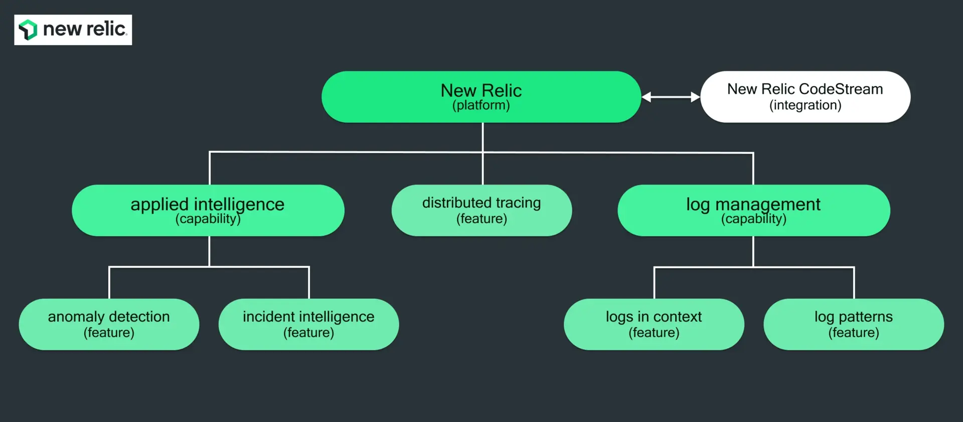 New Relic product relationships