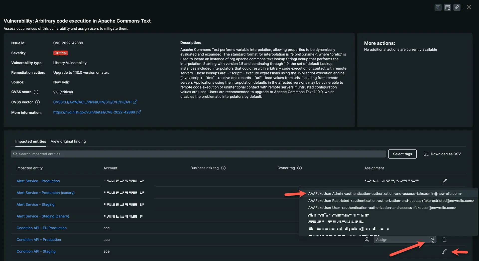 An image showing the vulnerability assignment workflow.