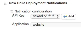 Screenshot showing how to find Deployment Notifications